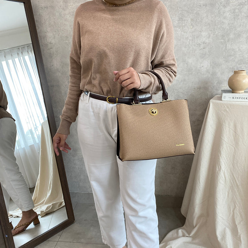 Palomino Finera Handbag Wanita - Khaki