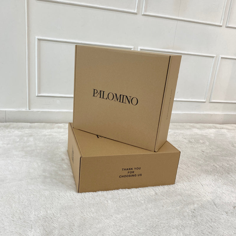 Palomino Box Brown Sedang [Packaging Tas]