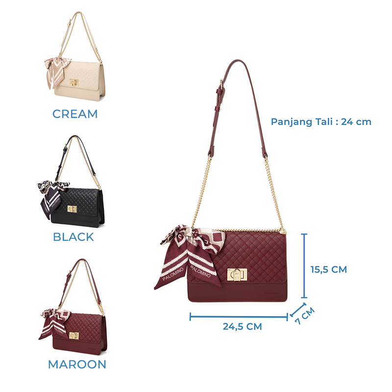 Palomino Marleta Slingbag Wanita - Maroon