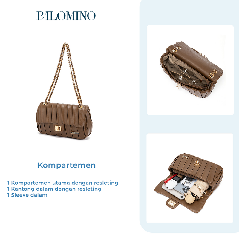 Palomino Demira Slingbag Wanita - Black