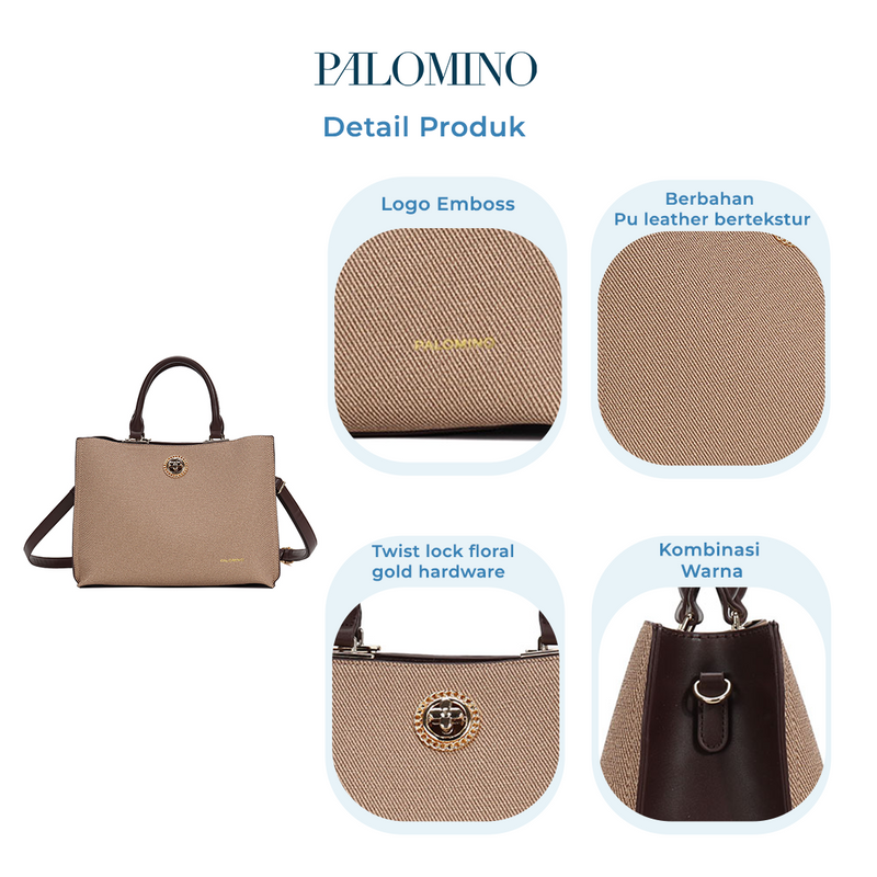 Palomino Finera Handbag Wanita - Khaki