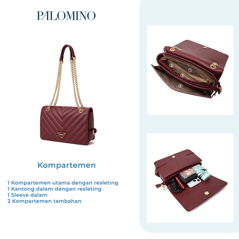 Palomino Kaylan Slingbag Wanita - Maroon