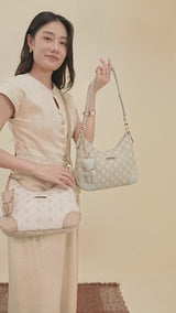 Palomino Nexia Slingbag Wanita - Cream