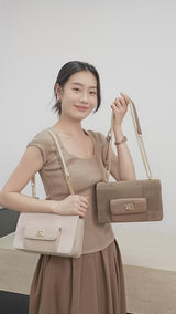 Palomino Velina Shoulderbag Wanita - Khaki